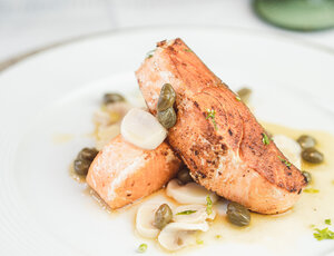 Salmão à belle munieri